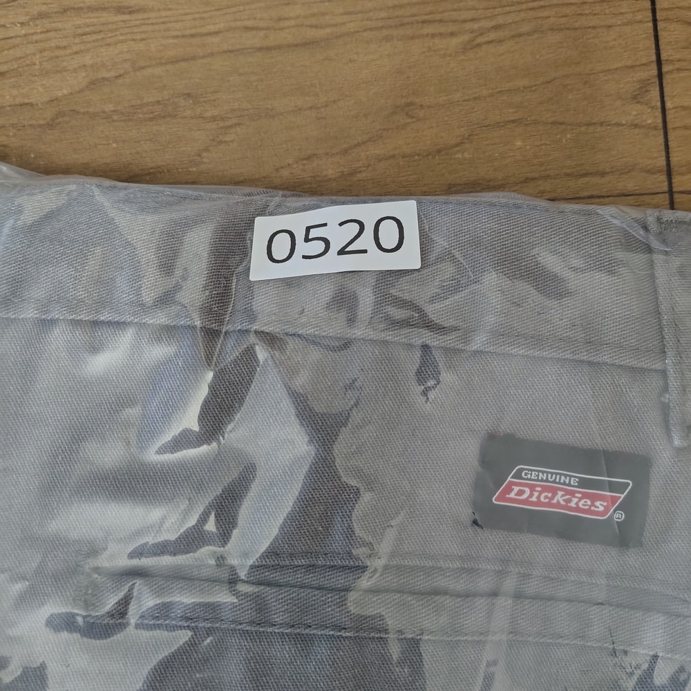 Genuine Dickies Shorts Mens 36 Grey Flat Front Work Twill Blend GR630VG - Picture 9 of 9